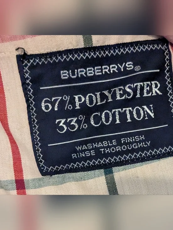 Men's Classic Burberry Tan Trench Coat - Picture 6 of 7